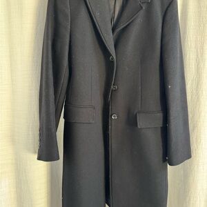 Zara Black Wool Coat